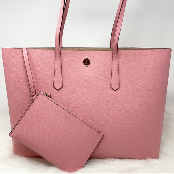 Kate spade molly large tote rococo pink tote new